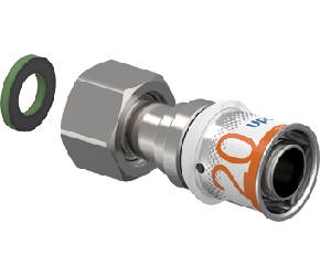 Uponor S Press Plus pers schroefverbinding 20x1/2 1070604