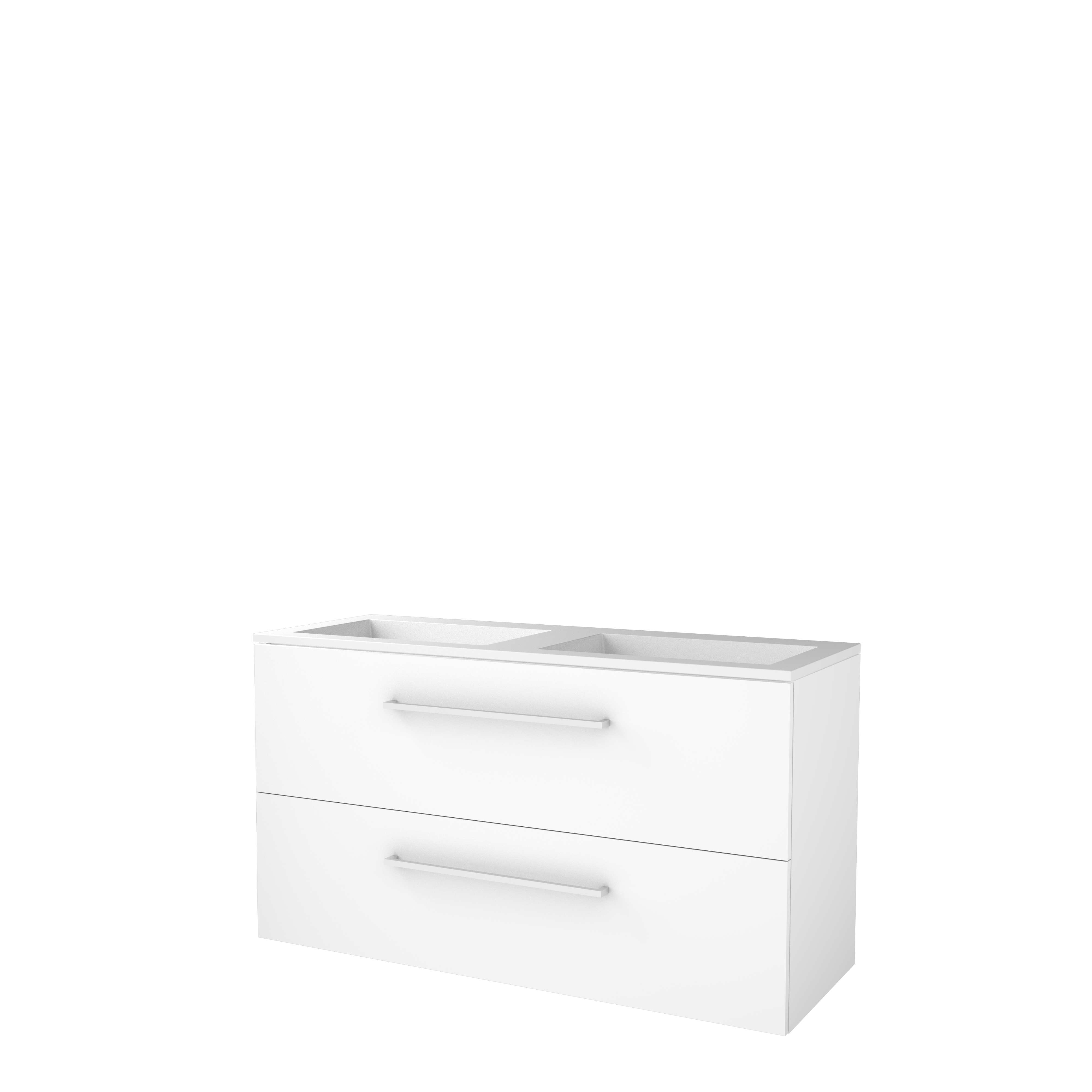 Basic Start 46 set 120x46cm met gr. 2 la Acryl wast. 0 krgt. S46GR1202A0IW Ice White