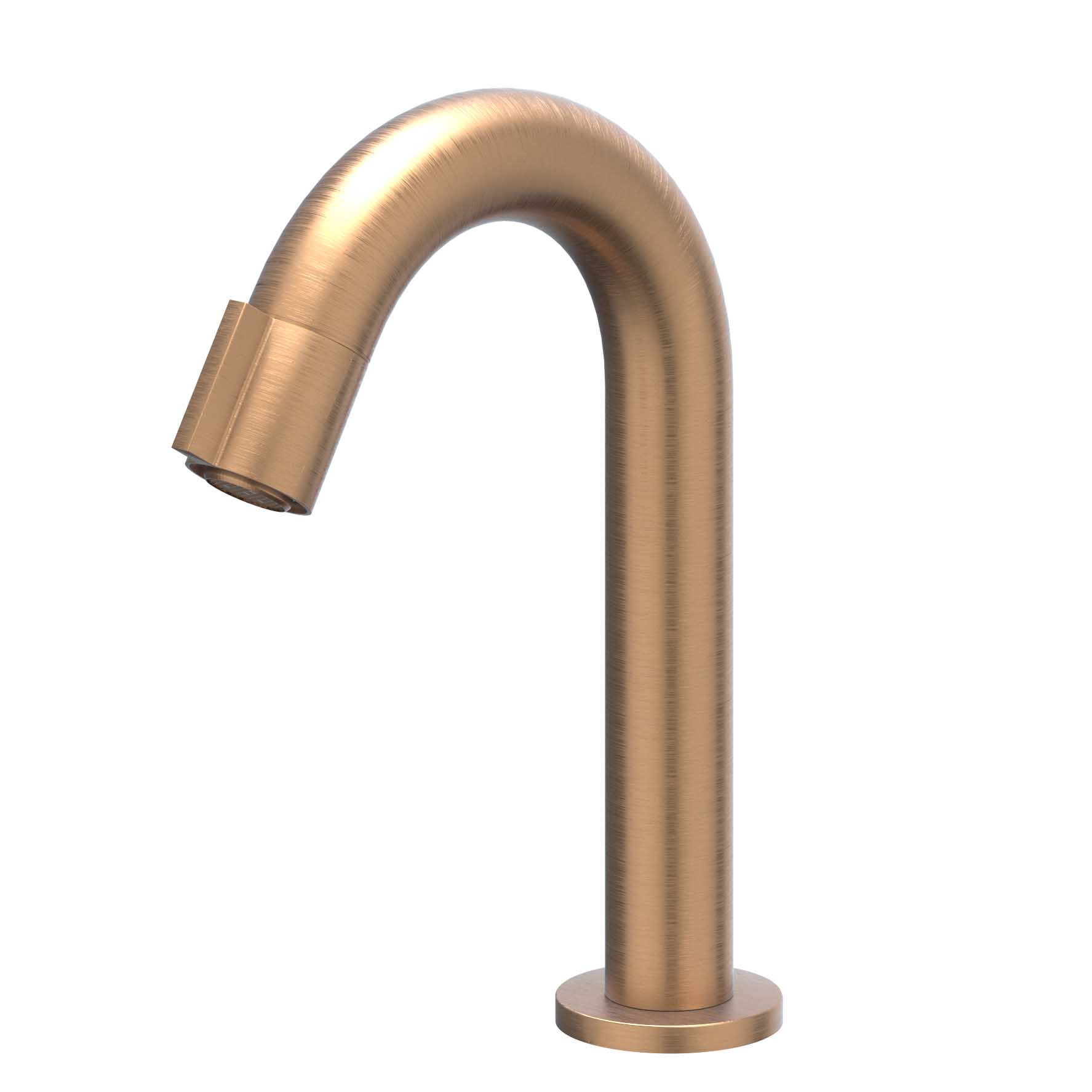 IVY Pact Fonteinkraan gebogen staand model S 6402055 gebr. mat koper PVD