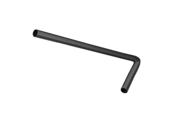 Vloerbuis 750x220x32 matzwart 5/4 x 750