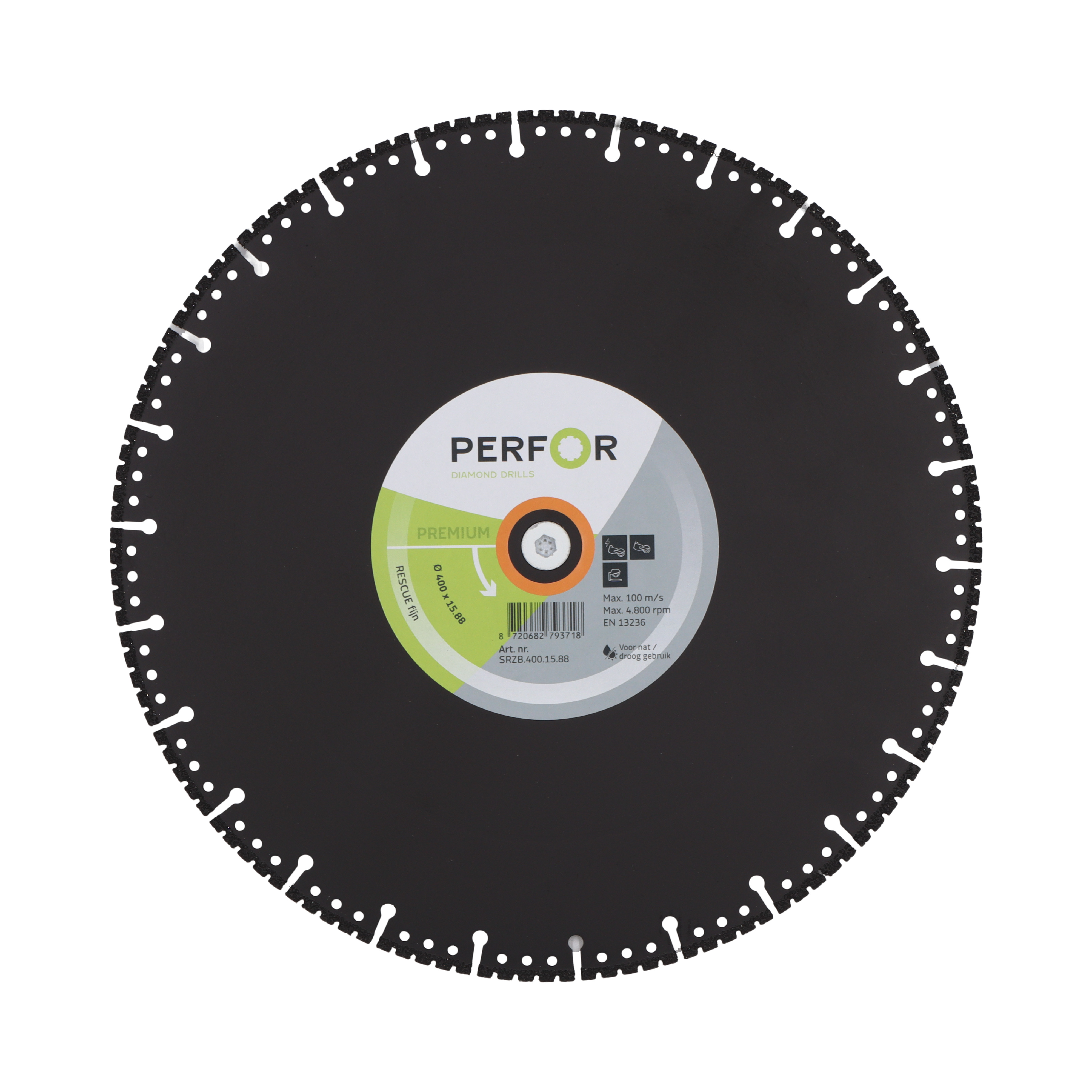 Zaagblad RESCUE fijn 400 asgat 15.88 SRZB.400.15.88