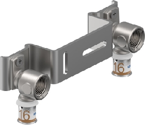 Uponor S-Press Plus montagebeugel Gemini 16 mm x 1/2 bidr. 150 mm  (1070664) (5)
