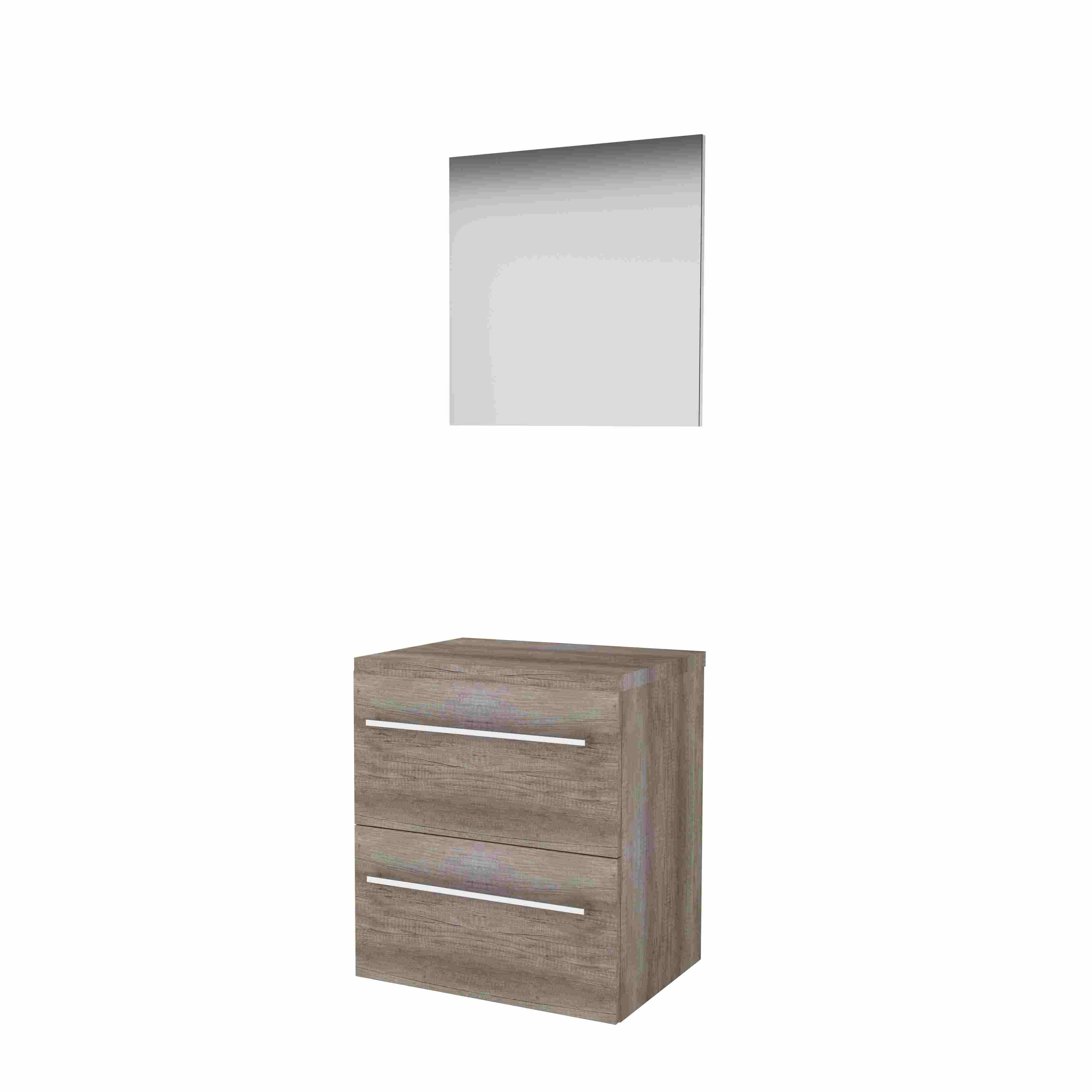 Basic Basic 46 onderk. m. gr. incl. 2 la + afdekplaat incl. spg. op plaat B600xD460 Scotch Oak / 1813569