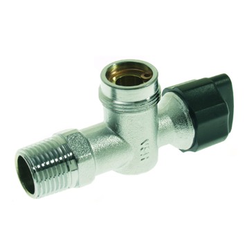 VSH chroom gaskogelkraan buitendraad 1/2xM24 haaks