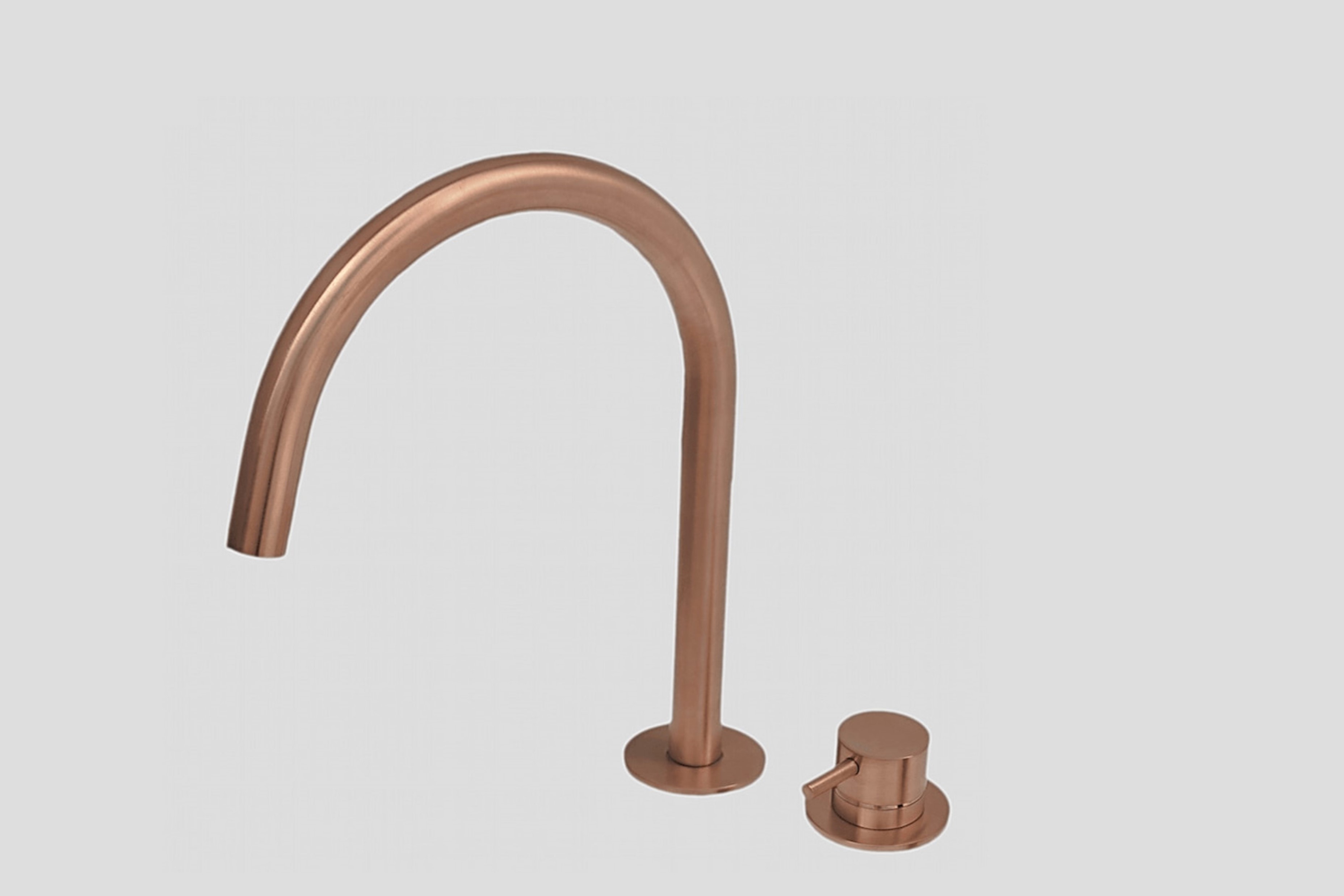 Lagoo Garda Wastafelmengkraan 2-gats m. draaibare uitloop medium G1230BK Brushed Copper PVD