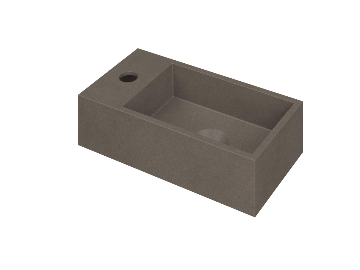 INK Versus Fontein Quartz links met krgt. 3404114 Quartz beton H90xB360xD180