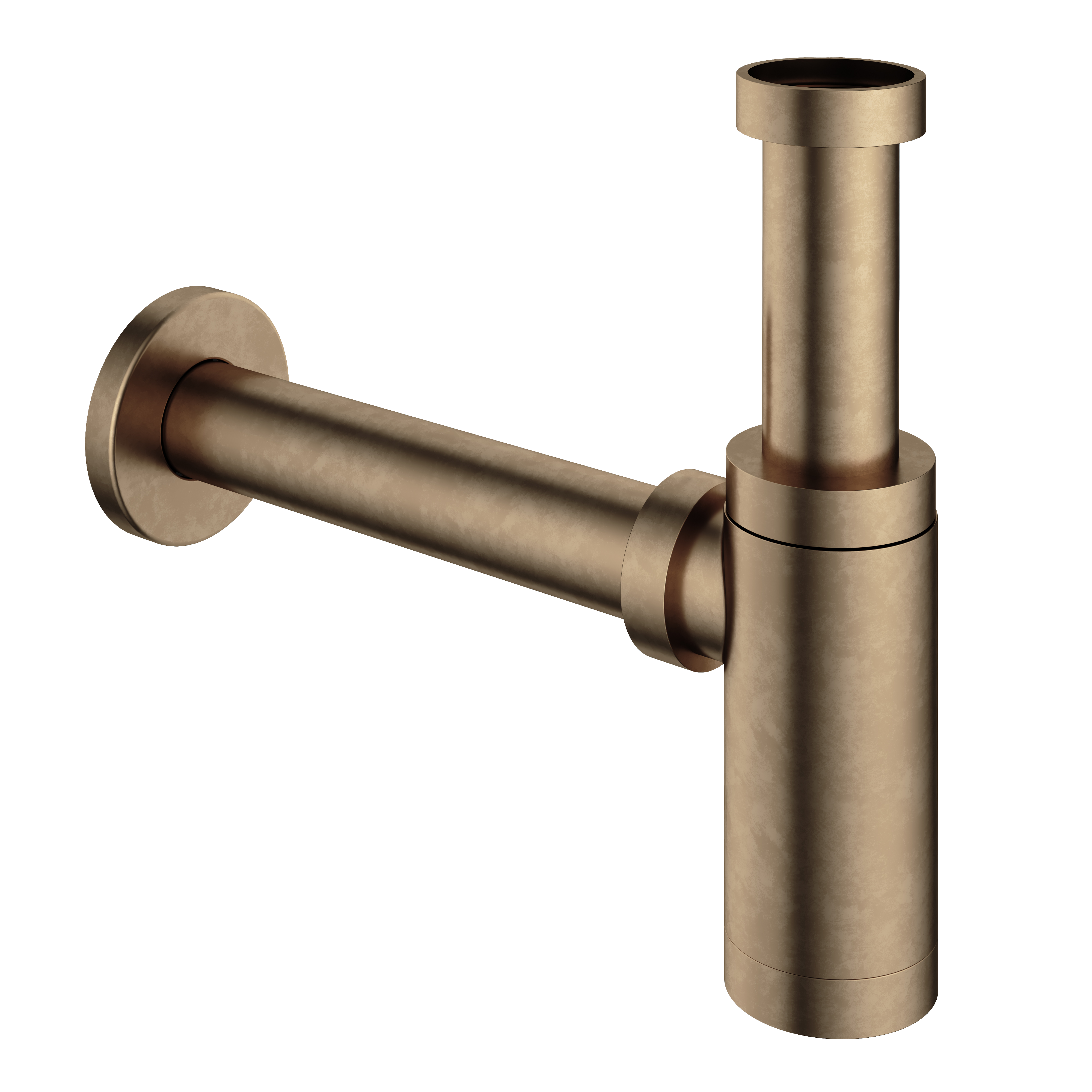 Hotbath Cobber wastafelsifon P035AB Verouderd messing