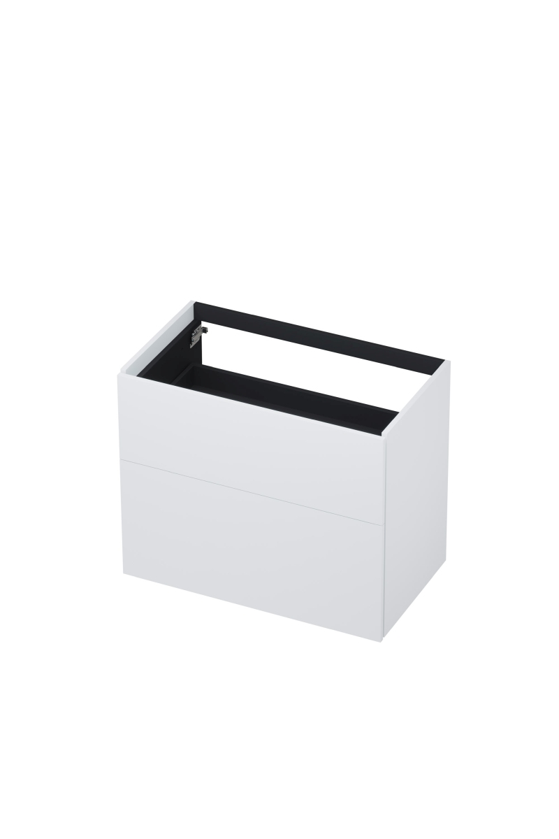 INK onderk. 2 laden push to open 65cm gelakt 1259005 Mat wit H650xB800xD450