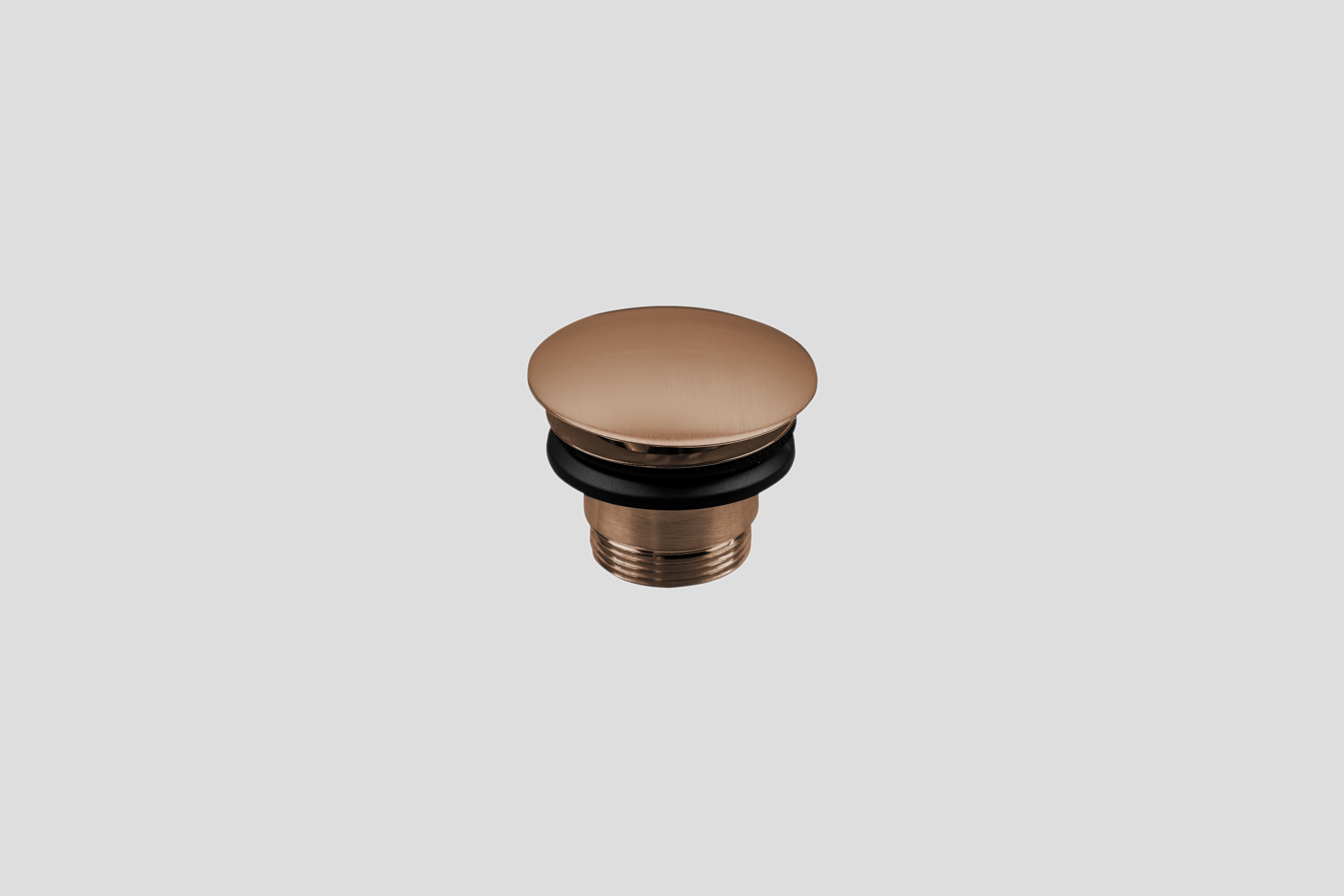 Lagoo Garda clickplug met schroef G6117BK Brushed Copper PVD