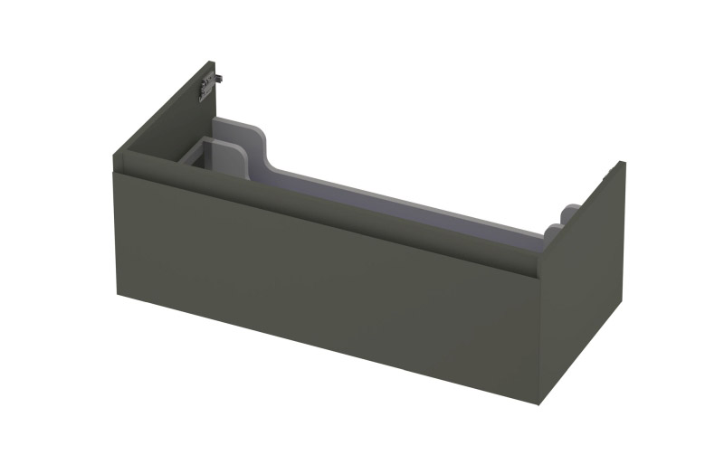 INK onderkast 1 lade gr.loos gelakt 45gr 1240137 mat beton groen H350xB1000xD450