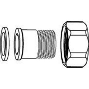 Heimeier 2 delige koppeling 1/2x3/4 0601-02.350