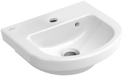 V&B Subway fontein 37x32cm m/1 krg.dgest+overloop 73183701 Wit Alpin