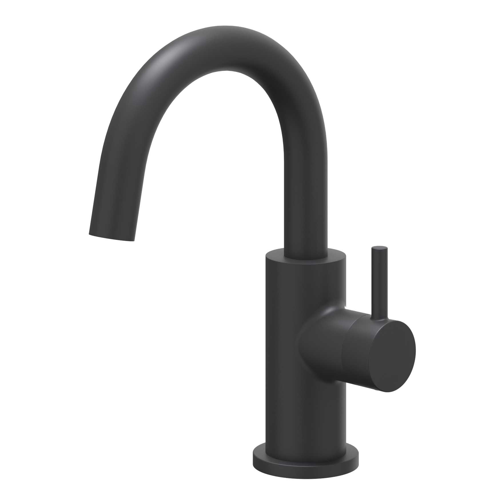 IVY Bond Fonteinkraan staand model met draaibare uitloop 6401152 Mat zwart PED