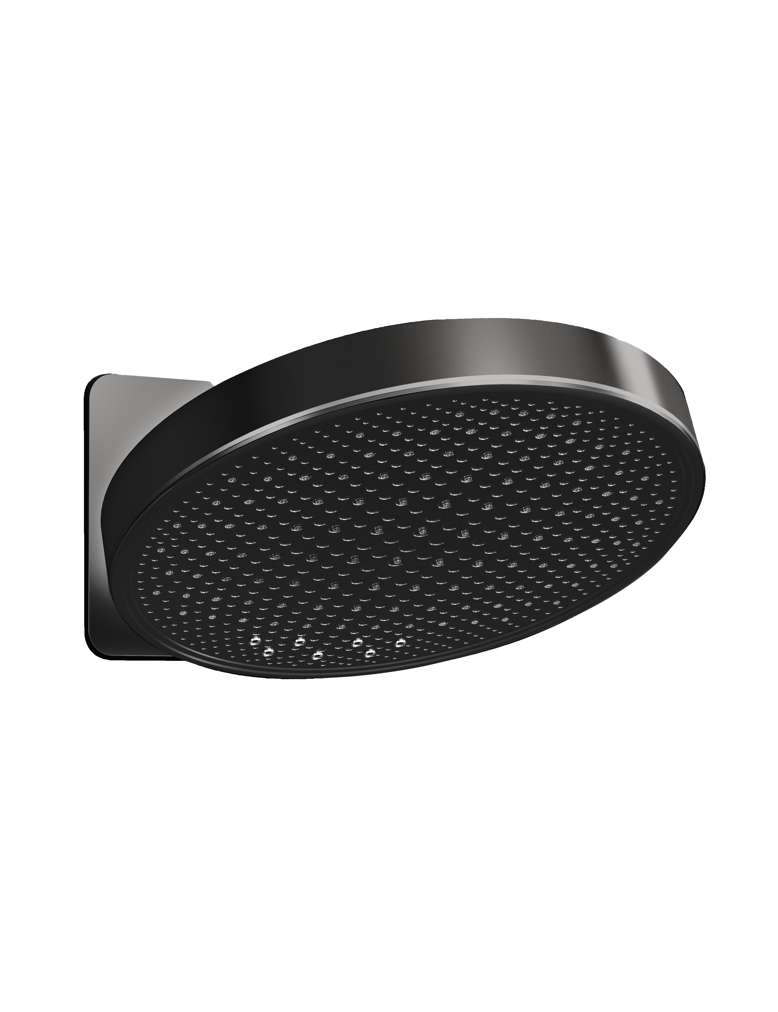 Hotbath More 2-F inbouw hoofddouche 300mm met 30 graden kantelbare wandarm M620BGP Geborsteld gunmetal PVD