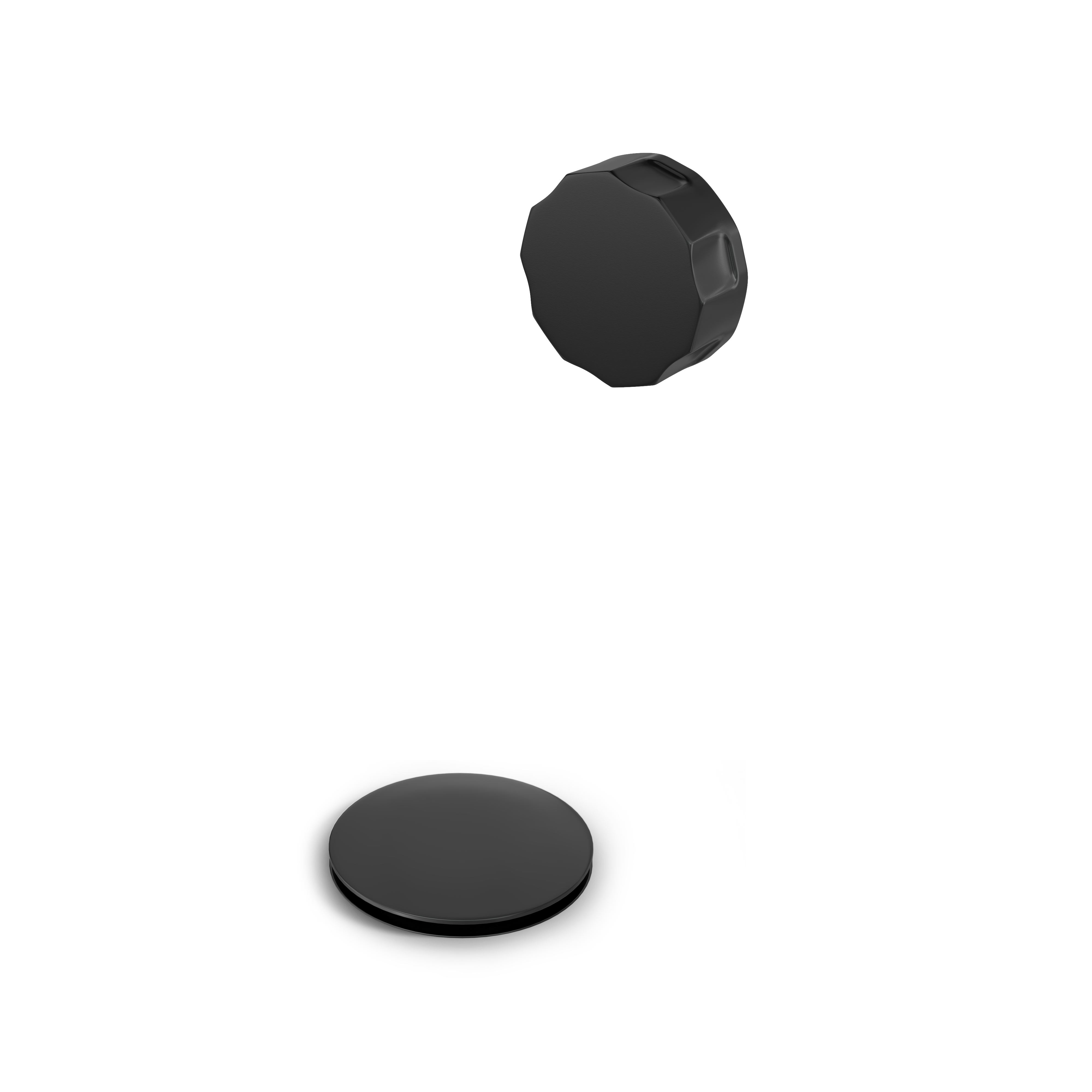 Hotbath Cobber badoverloop verlengd P032MBP Mat Zwart PVD