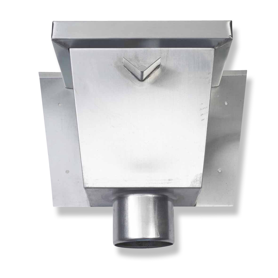 Zinken vergaarbak vierkant 80