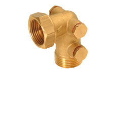 Watts keerklep WH Aftap+Contr. 020mm 3/4 wartel x btdr. Haaks