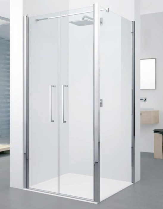 Novellini Young 2b 83 verst.83-87cm helder glas matchroom Y22B831B