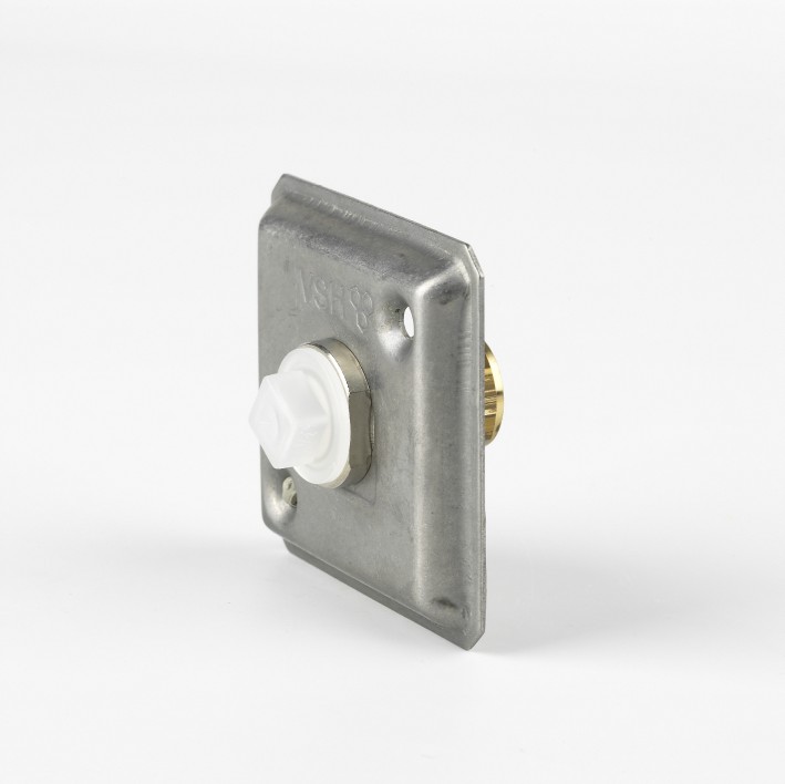 VSH gevelplaat verchroomd 4243019 knel 15x1/2