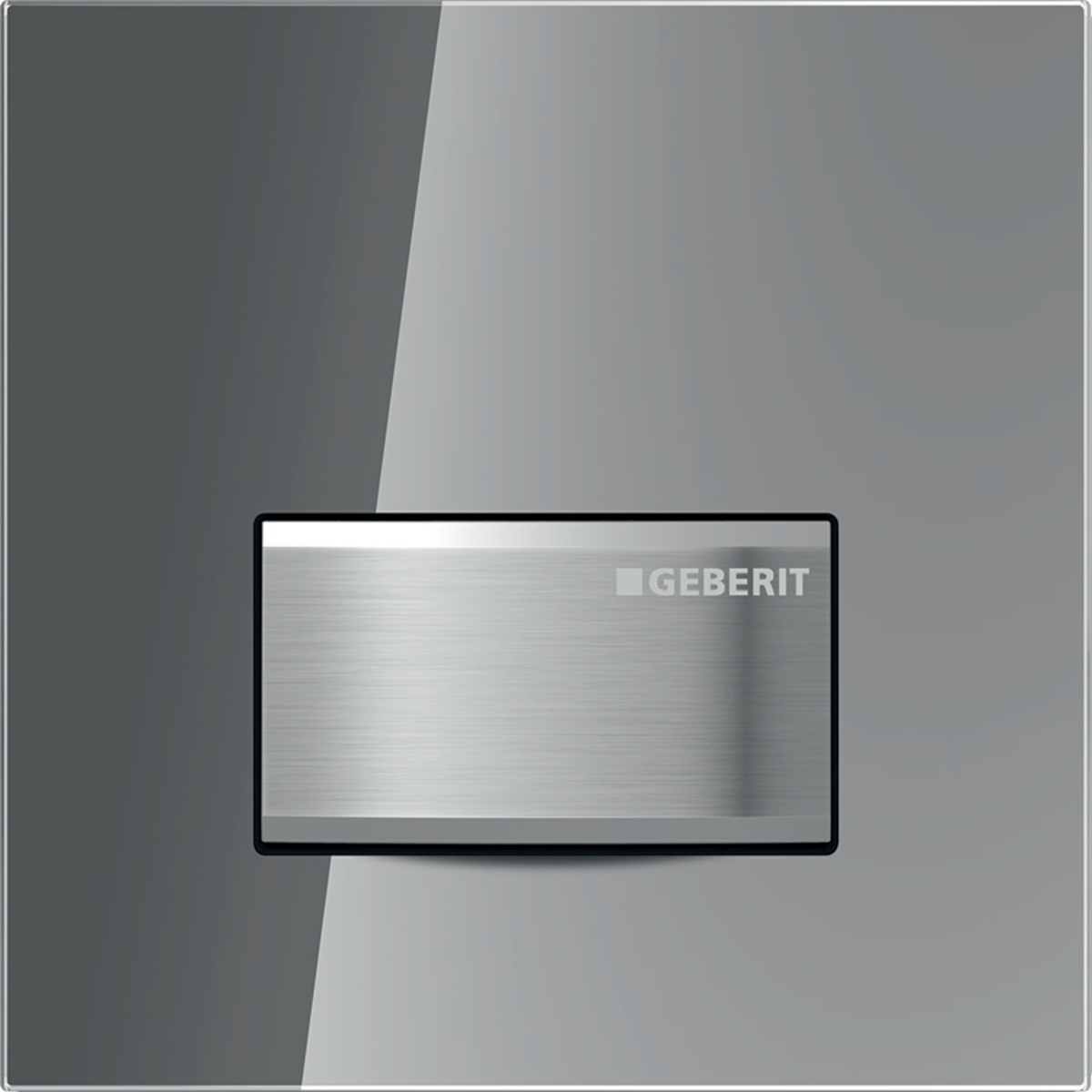 Geberit Hytouch urinoirsturing pneumatisch Sigma50 116.016.SD.5 spiegelend rookglas