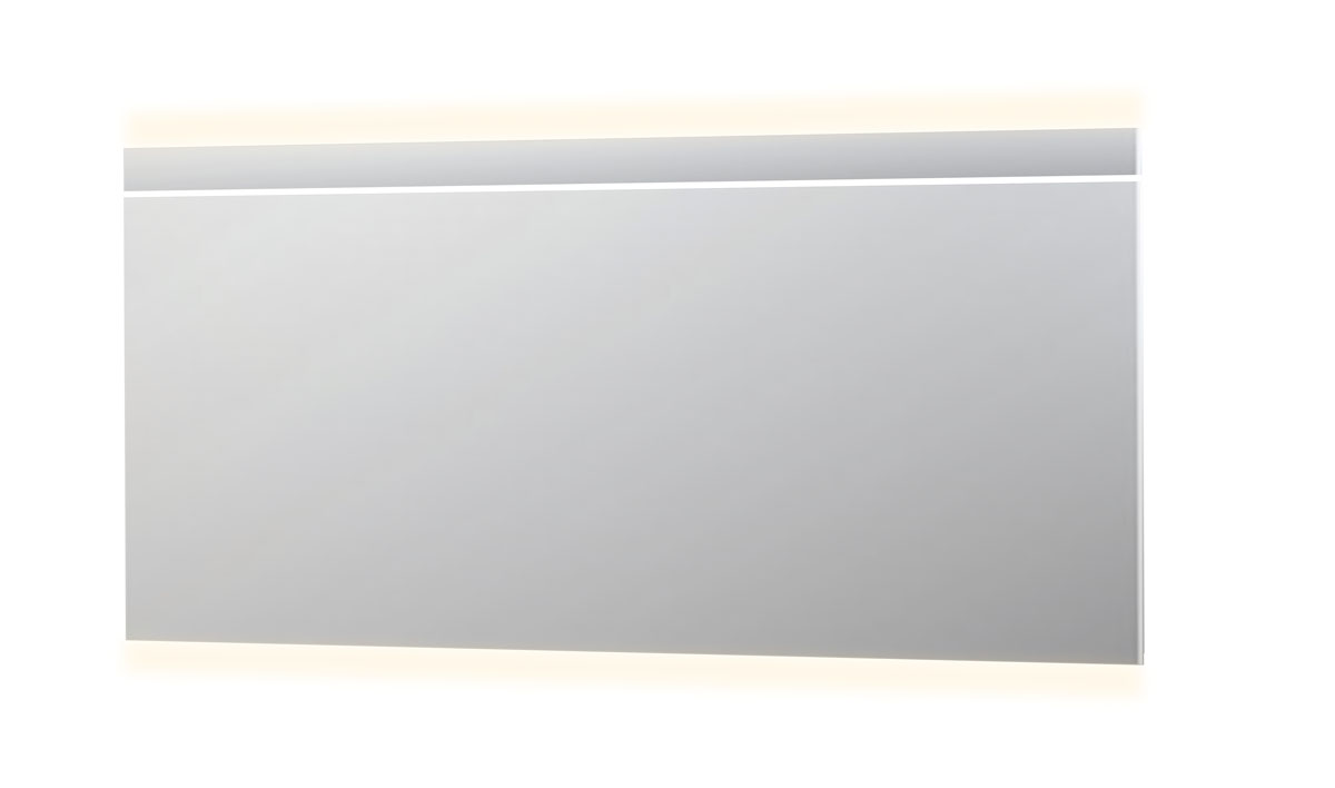 INK SP6 spiegel met horiz. geint. LED verl. en ind. boven en onder verl. en sensorschak. 8408480 Alu H800xB1800xD40