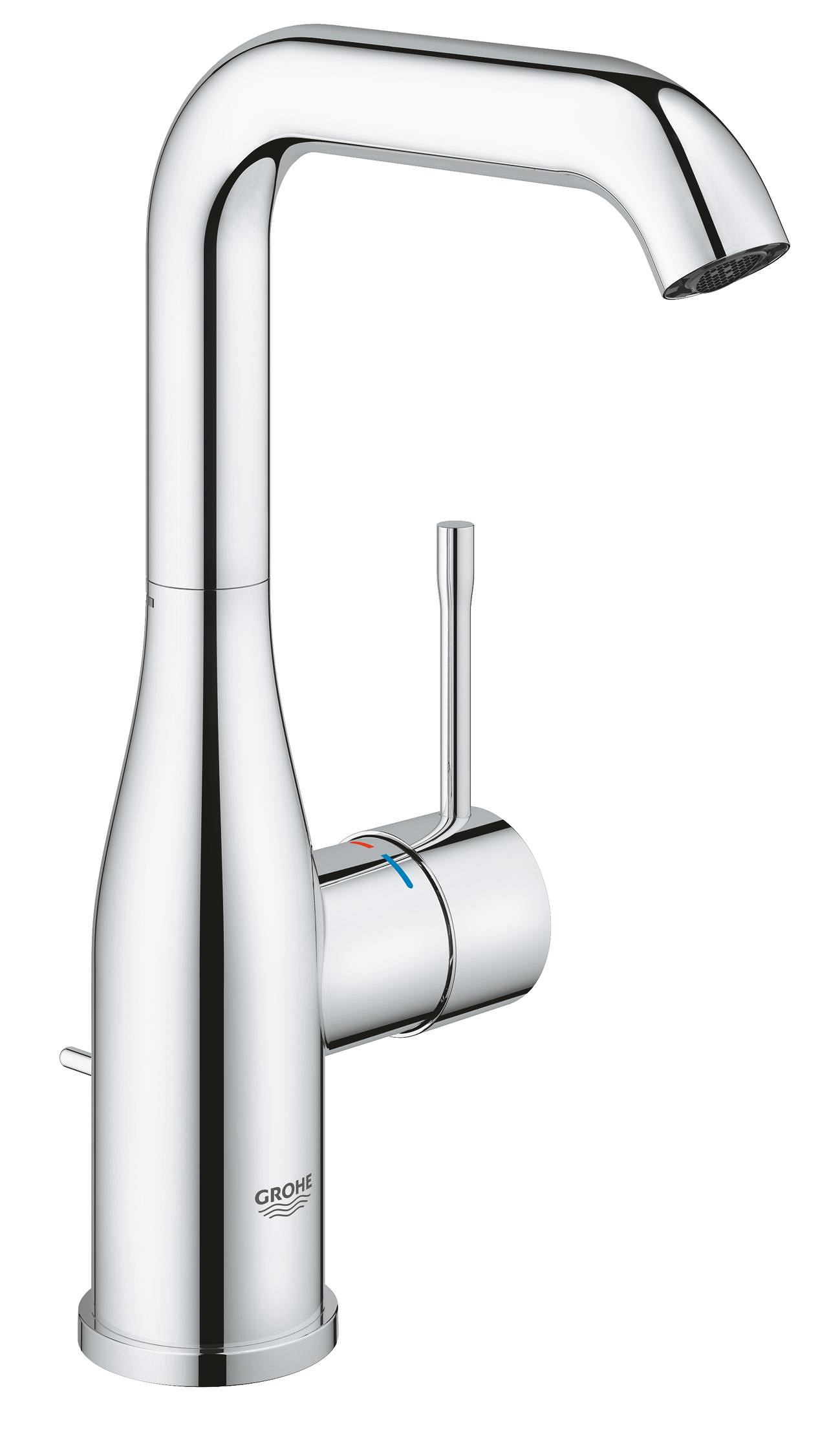 Grohe Essence New wastafelmengkraan L-size hoog met waste 32628001