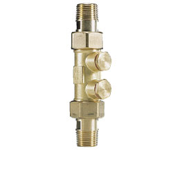 Watts keerklep PU Aftap+Contr  025mm 2x koppeling 1 btdr.