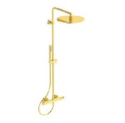 IS douchesysteem hoofddouche 300 met staaf handdouche A7589A2 Brushed Gold
