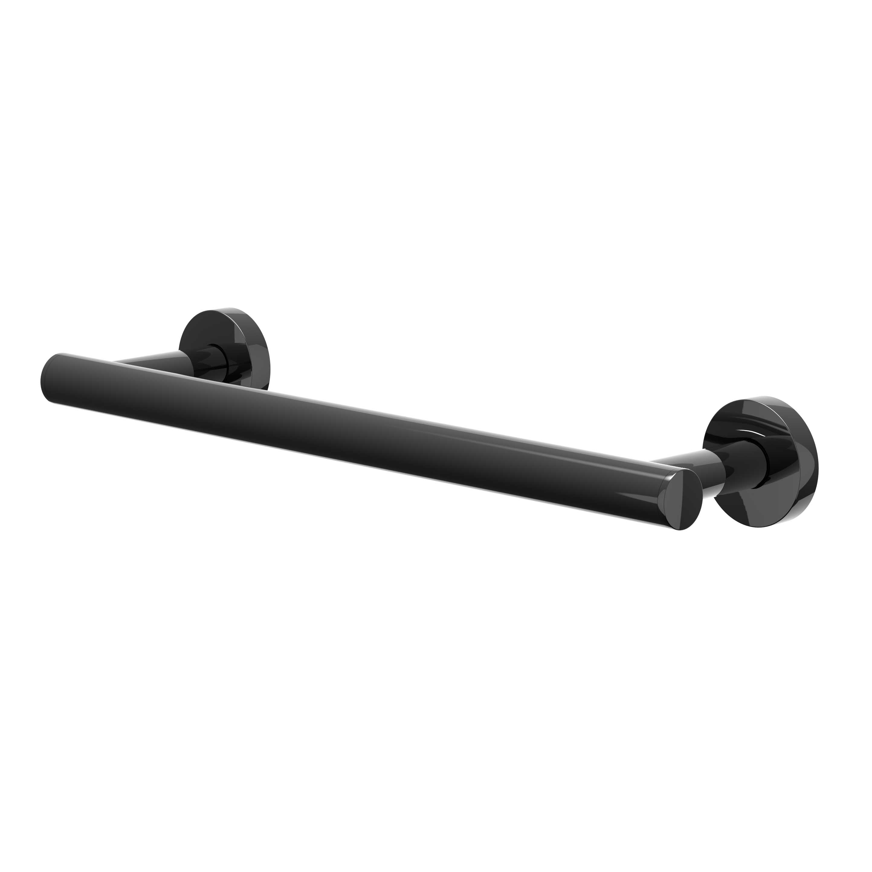 IVY Badgreep 30cm enkel 6500007 Zwart chroom PVD