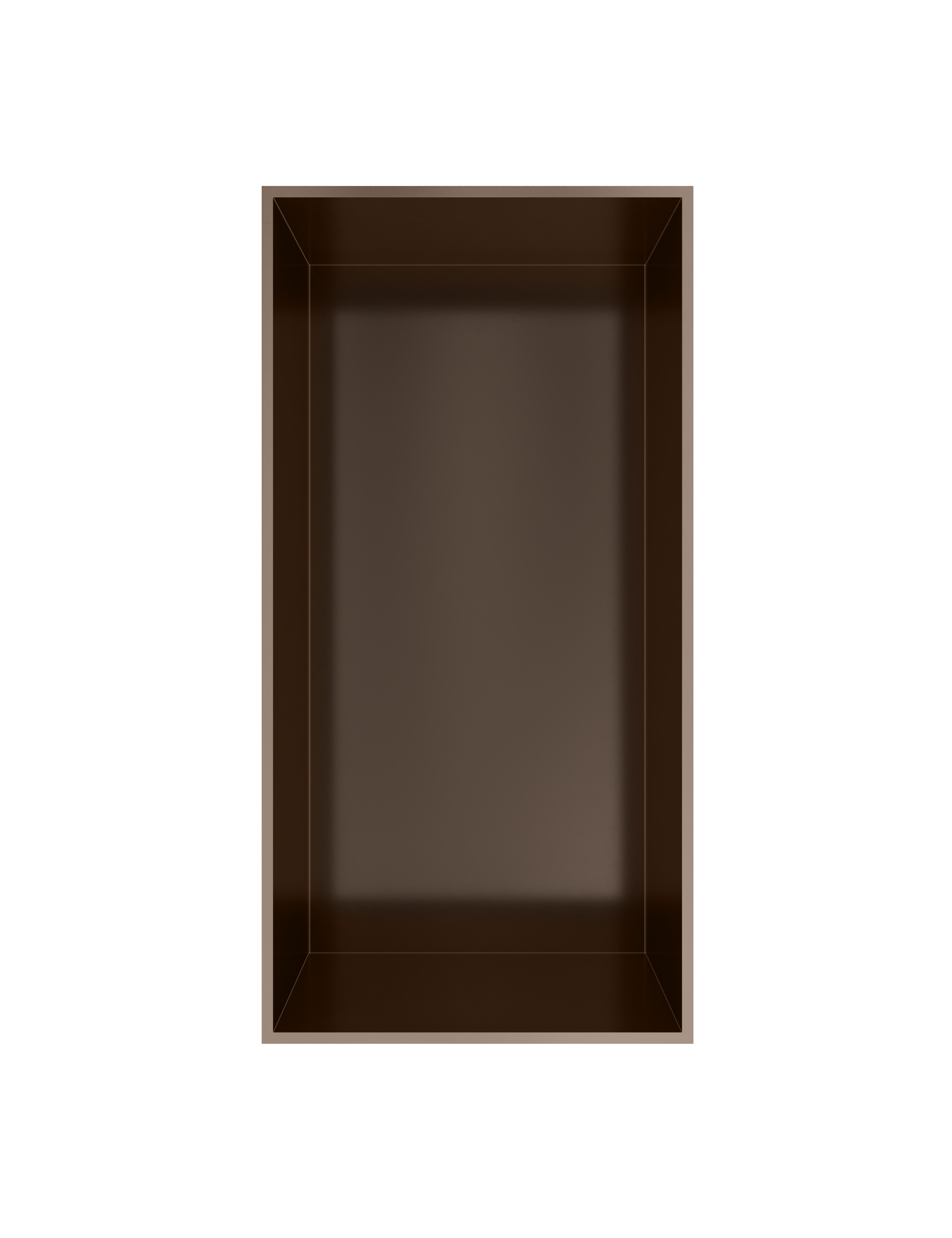 Hotbath More inbouwbox of inbouwnis 30x15x10cm frameless BOX015FTB Tuscan bronze