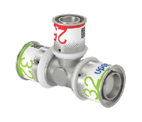 Uponor S Press Plus pers verloop t stuk 32x25x32 1070583