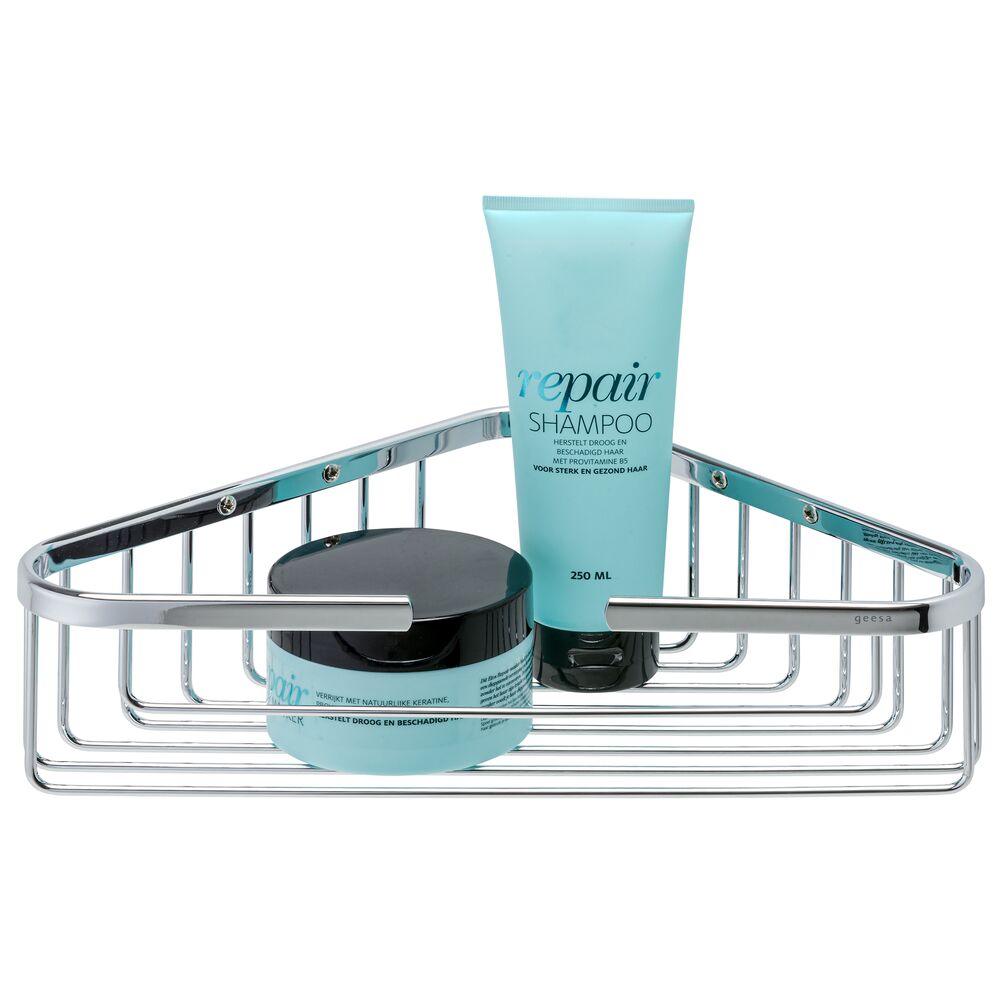 Geesa Basket fles/sponshouder groot 91170 hoekmodel