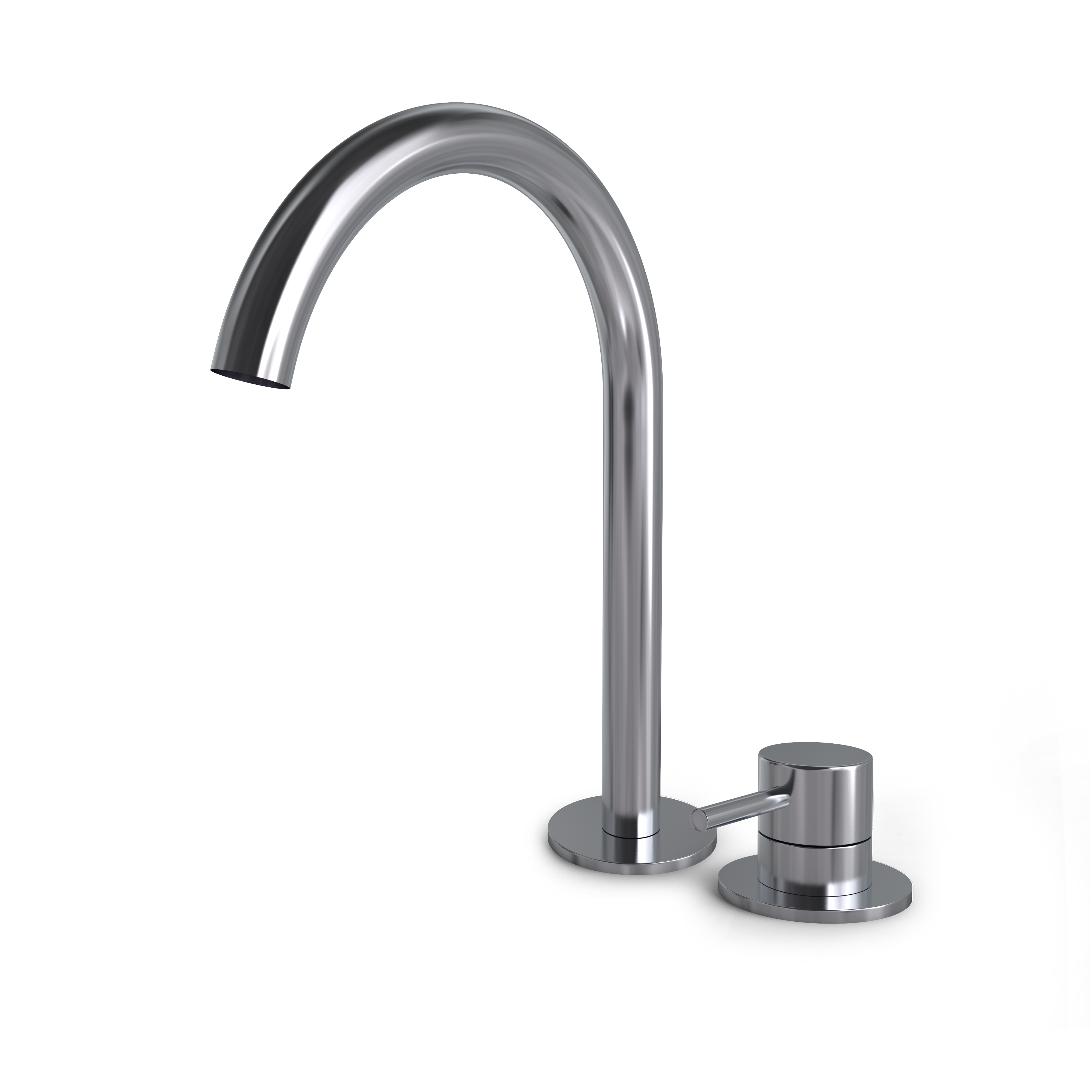 Hotbath BUDDY wastafelmengkraan 2 gats hoog model B123HCR Chroom