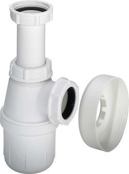 Viega kunststof bekersifon m/rozet z/muurbuis 11/4 (5725.0)  120764