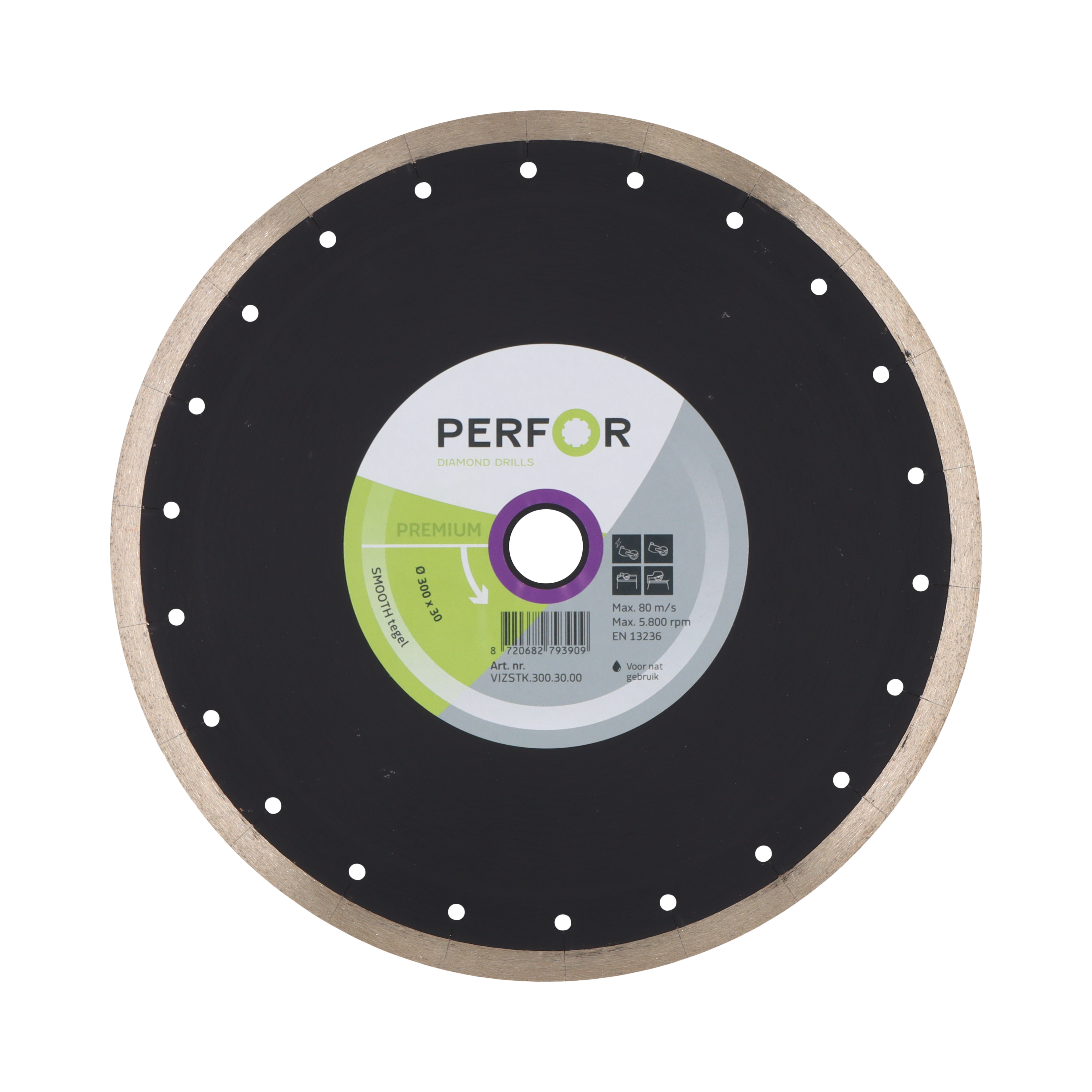 Zaagblad SMOOTH tegel 300 asgat 30 VJZSTK.300.30.00