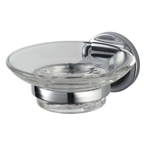 Haceka Aspen Chroom Zeephouder Glas 1120959