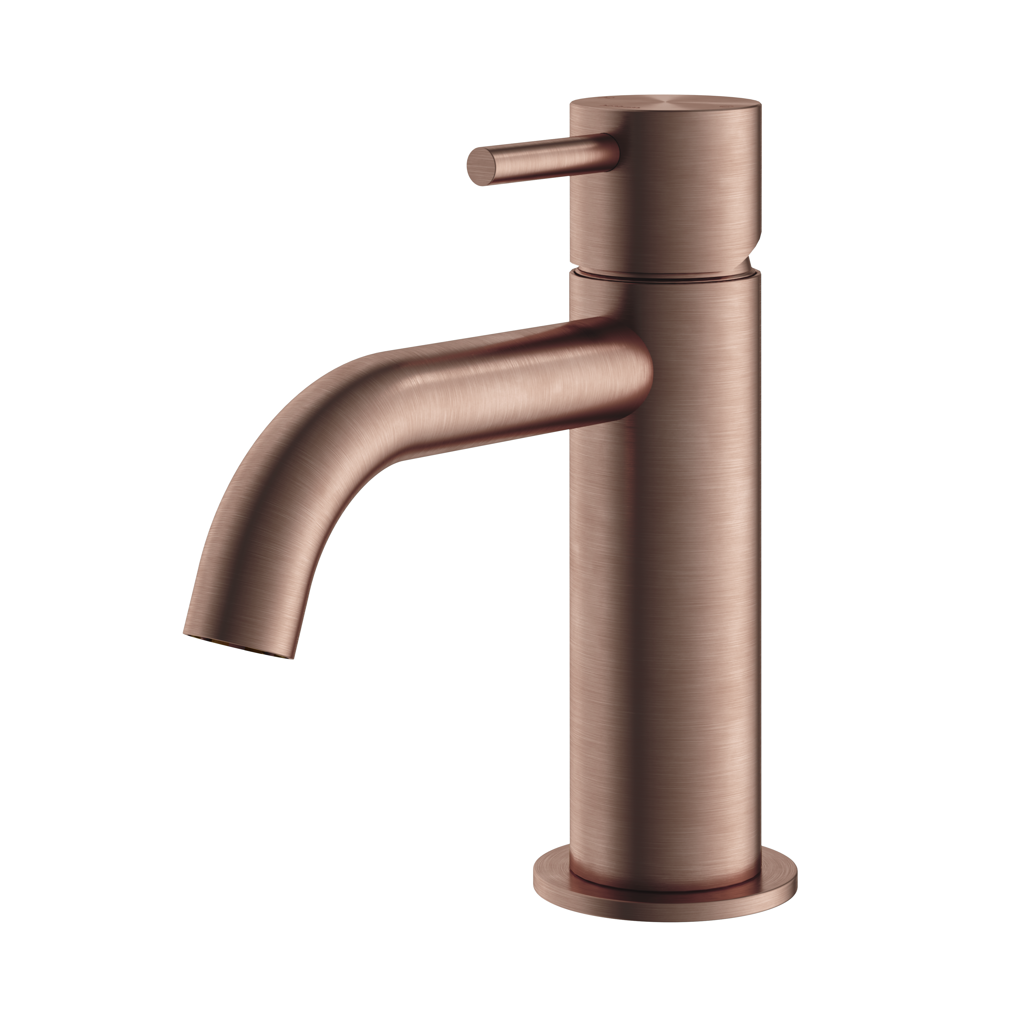 Hotbath Archie wastafelmengkraan zonder waste AR003BCP Geborsteld Koper PVD