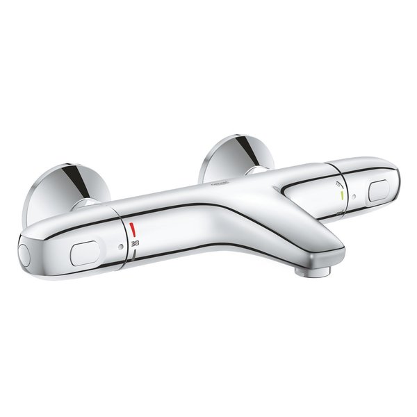 Grohe Grohtherm 1000 badthermostaat met koppelingen 34816003