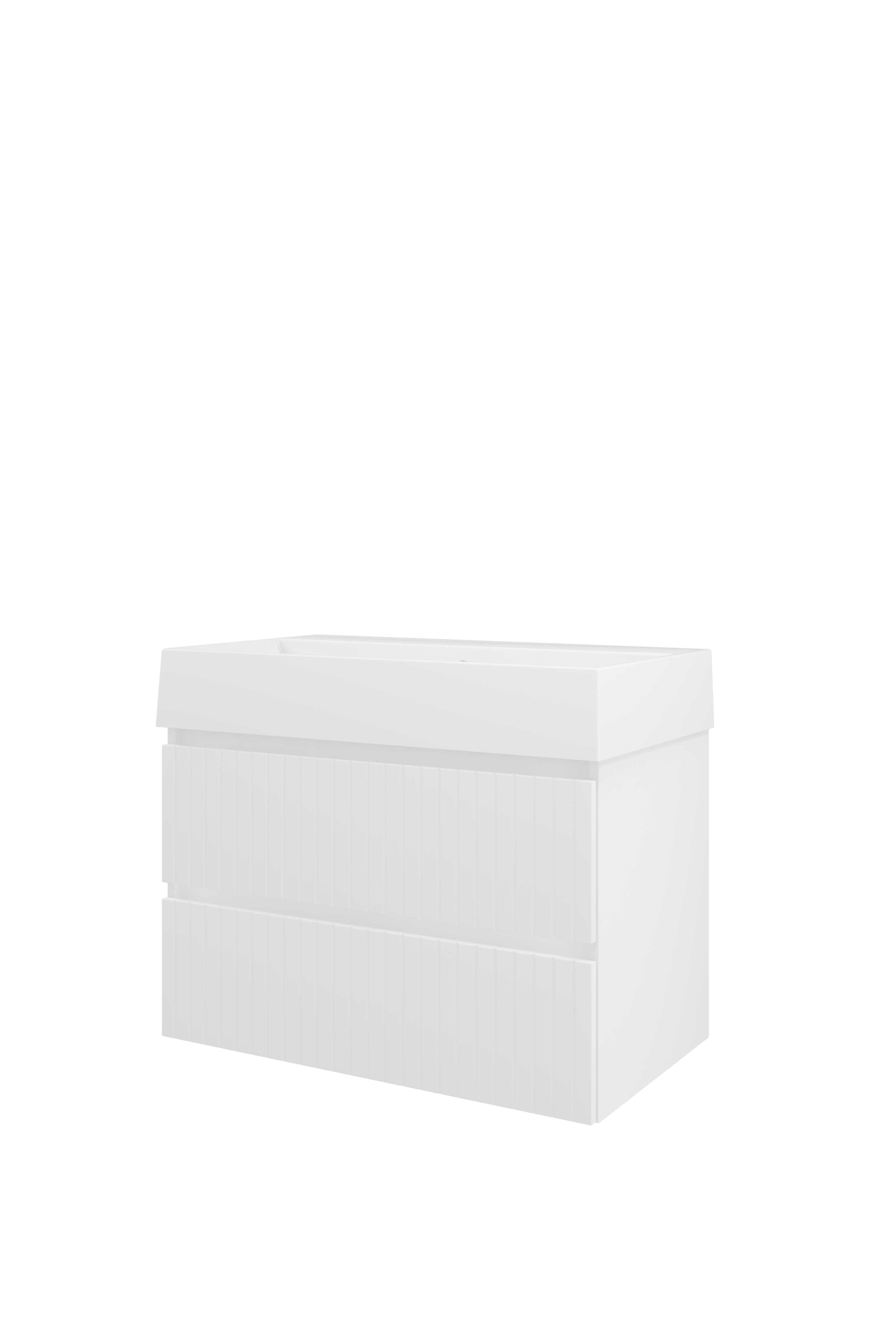 Proline Set porselein Loft wast. z. krgt. en onderkast sym. gefr. 1818165 Mat wit/Glans wit 800x460x650