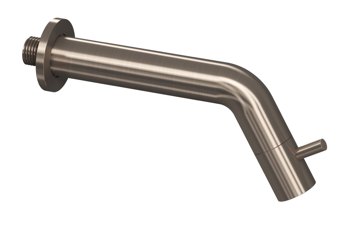 INK fonteinkraan koudwater wandmodel inkortbaar 9902312 Brushed nickel