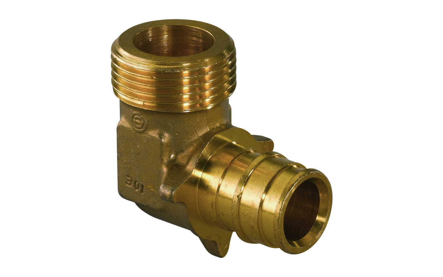Uponor Q&E puntknie 90 graden messing 20x1/2 1145671