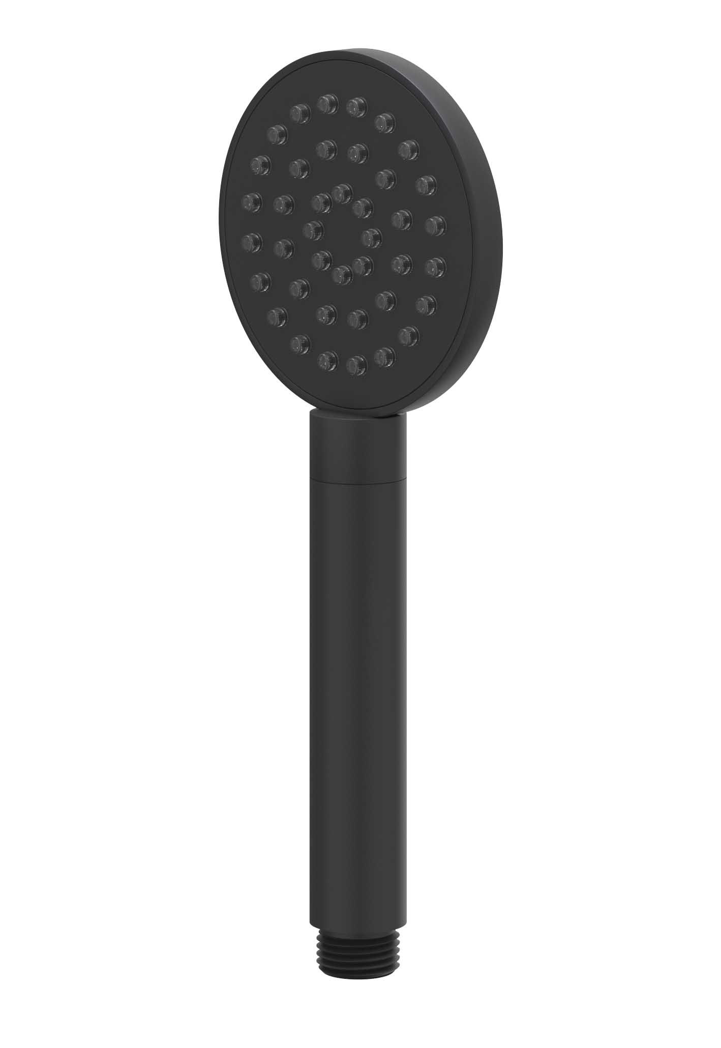 IVY Toebehoren Handdouche rond 9cm satin spray 6900452 Mat zwart PED