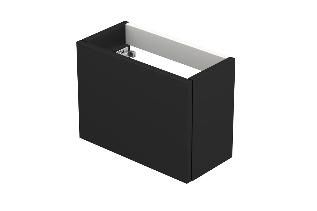 INK Versus Fontein onderk. greepl. gelakt univ. L/R draaiend 1222027 Mat zwart H270xB360xD180