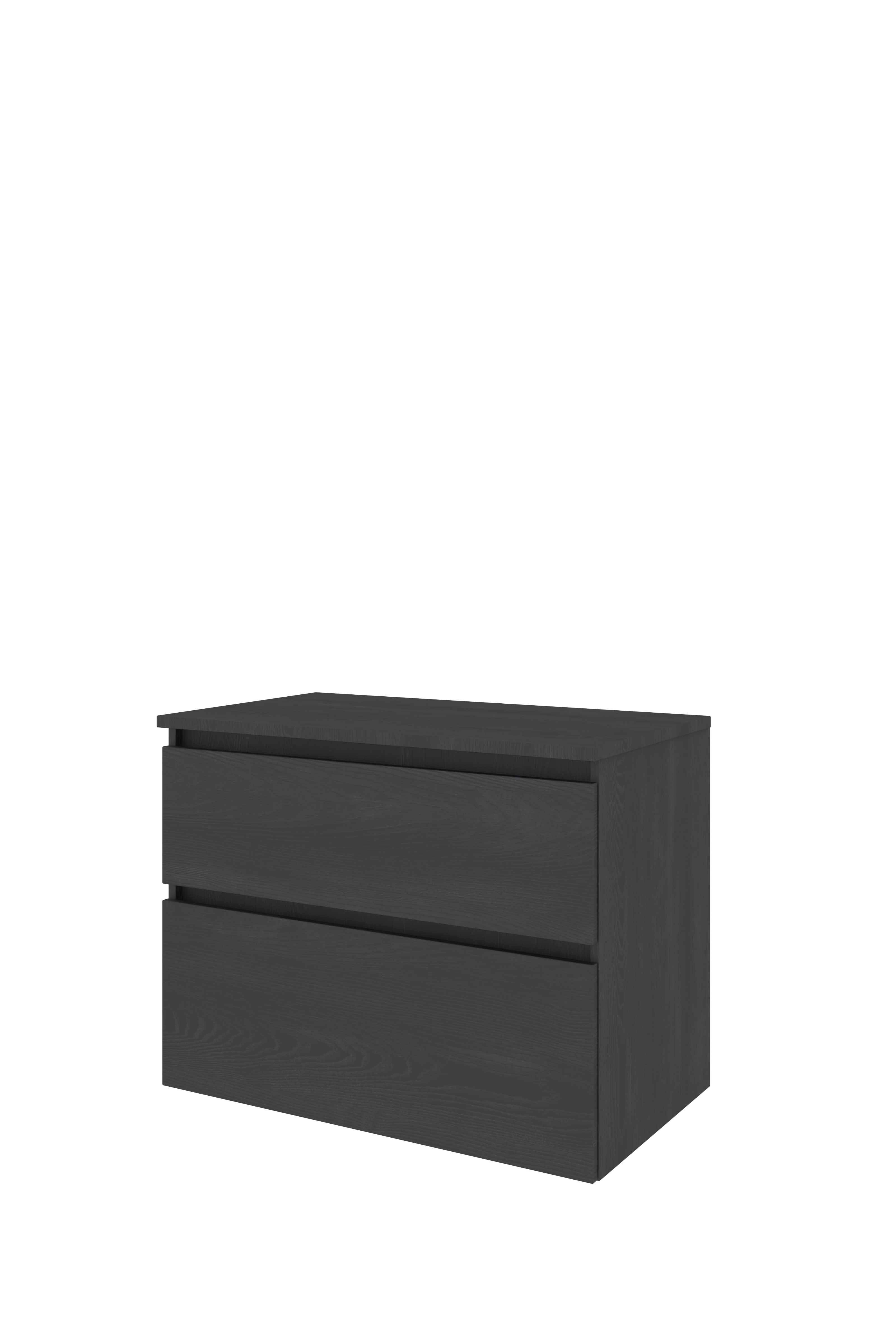 Proline Set Top afdekplaat en onderkast a-sym. 1817297 Black oak 800x460x632