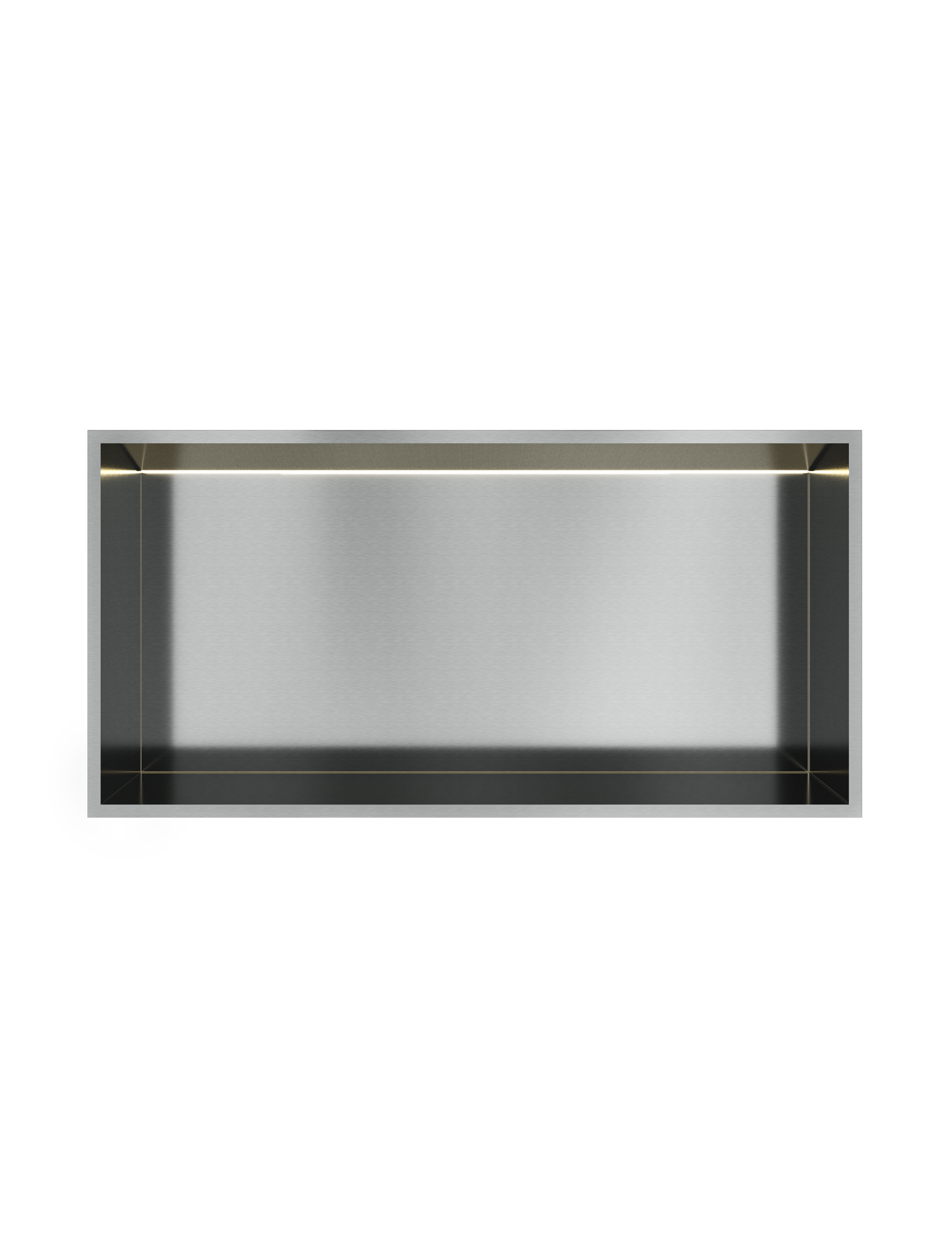 Hotbath More inbouwbox of inbouwnis 30x60x10cm with LED IP44 BOX060LIX RVS 316