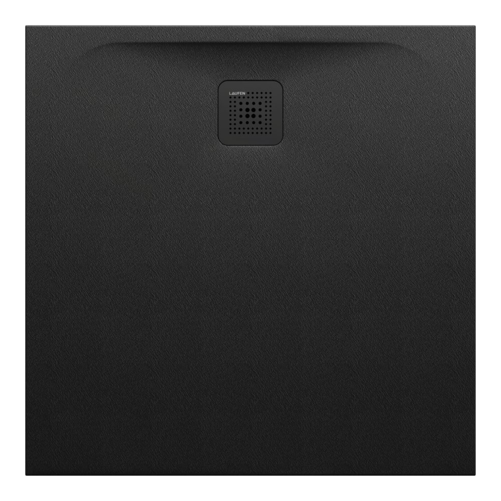 Laufen Pro Marbond douchebak 90x90 vierkant black matt H2109560800001