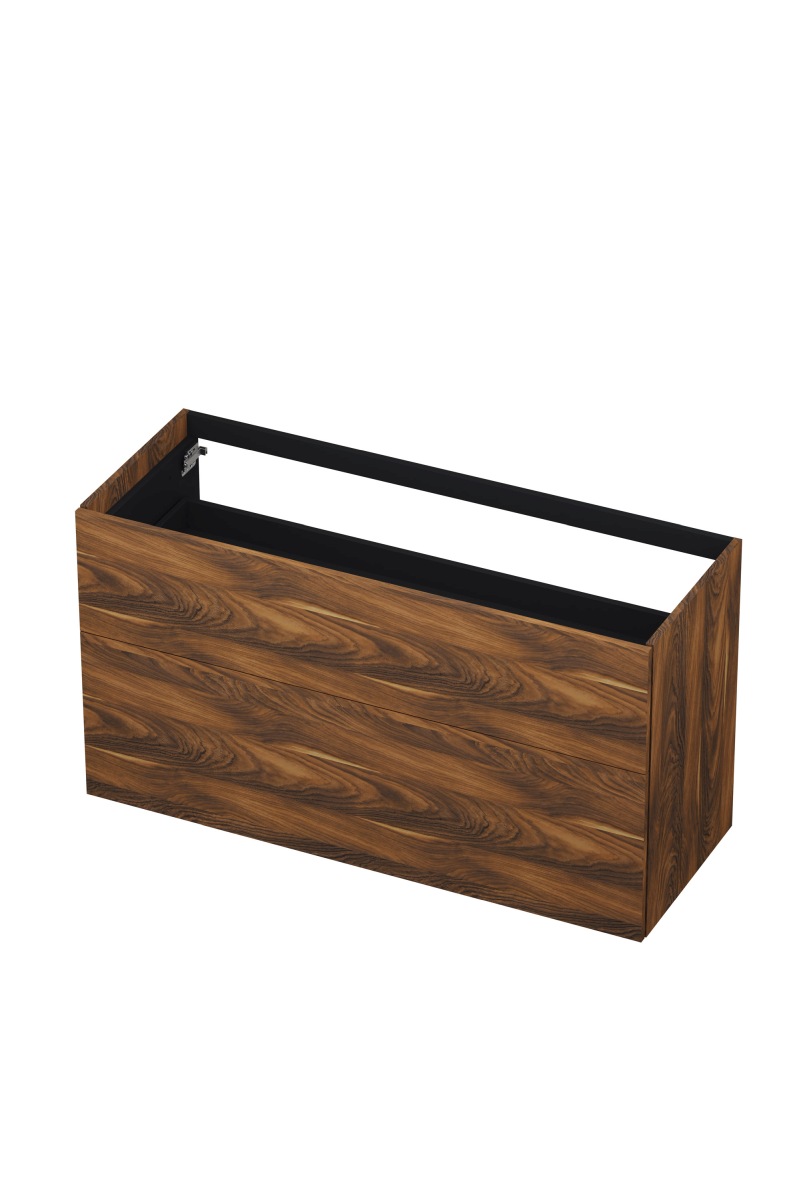 INK onderk. 2 laden push to open 65cm hout decor 1259201 Noten H650xB1200xD450