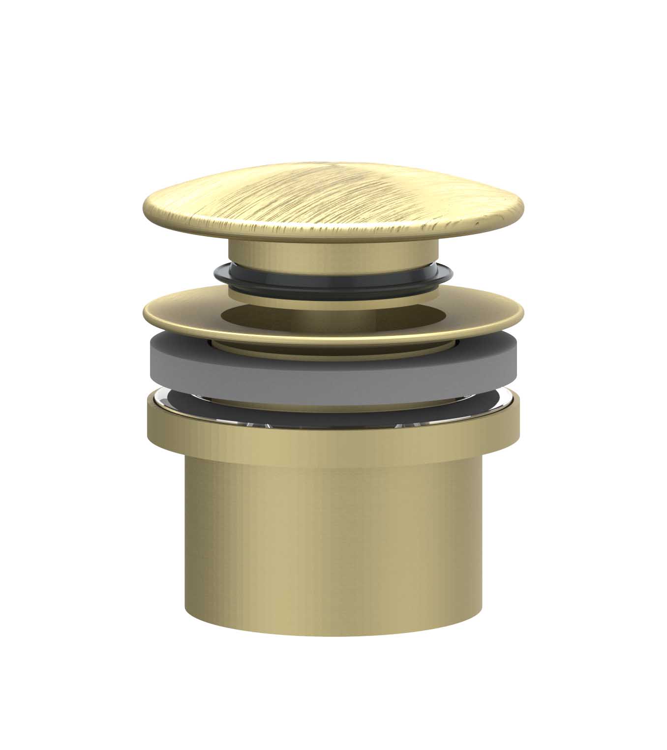 IVY Toebehoren Design plug stopengo 6901762 RVS316 gebr. mat goud PVD