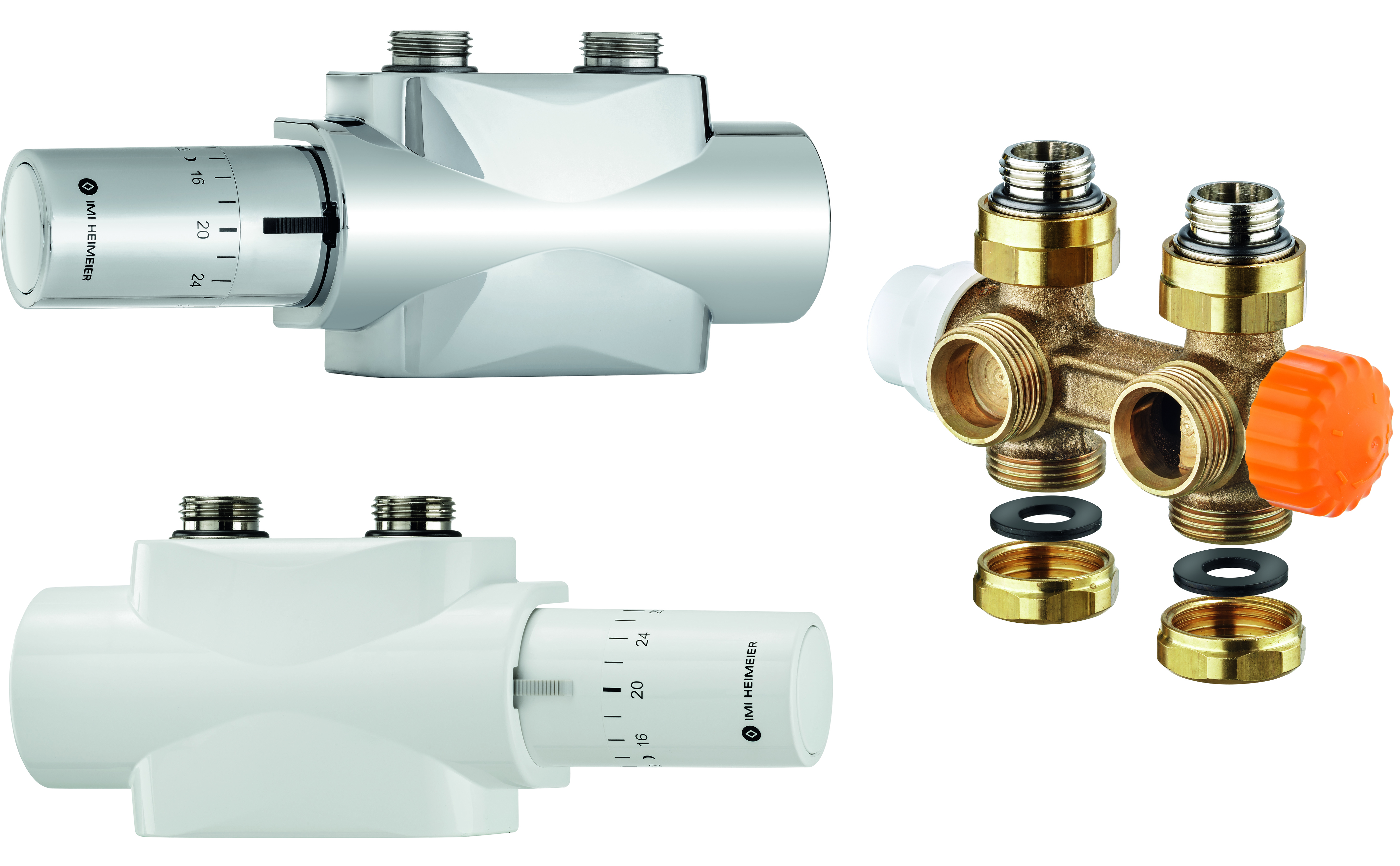 Heimeier Eclipse Multilux 4 set Halo wit 9690-58.800