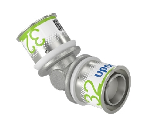 Uponor S Press Plus knie 45 graden 32 1070546